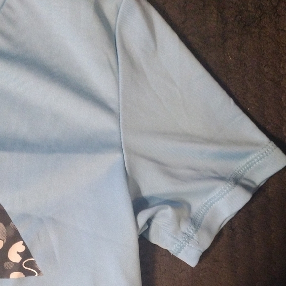 Adidas Kids Light Blue Logo Tee - Picture 4 of 7